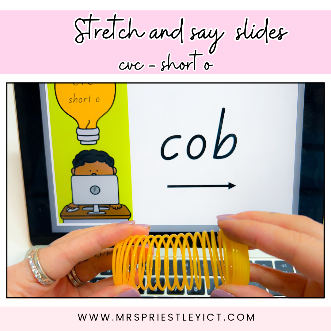 Stretch and say slides - cvc short o