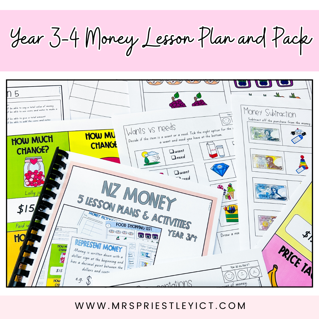 Year 3-4 Money Lesson Plan and Pack