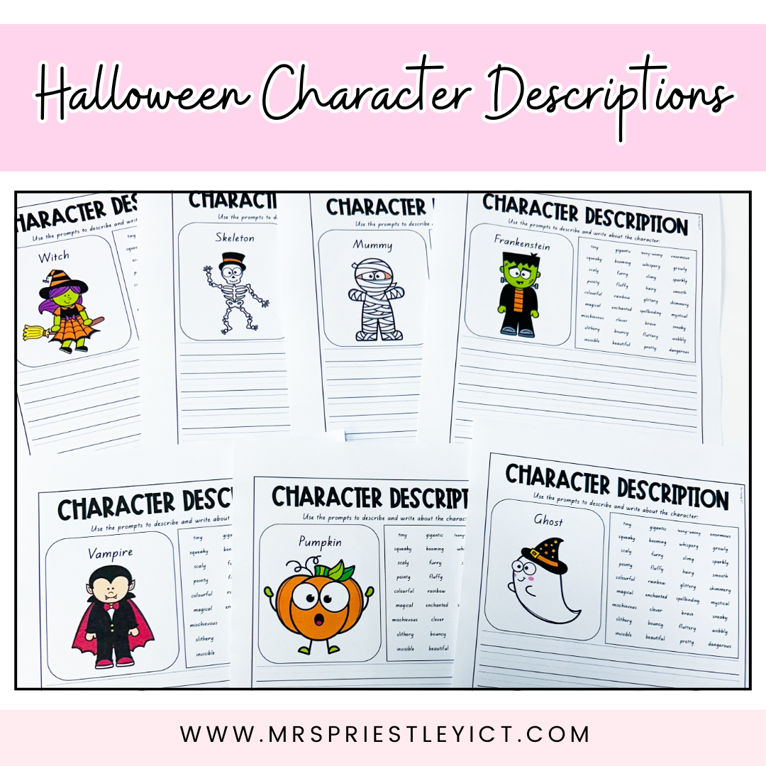 Halloween Character Descriptions