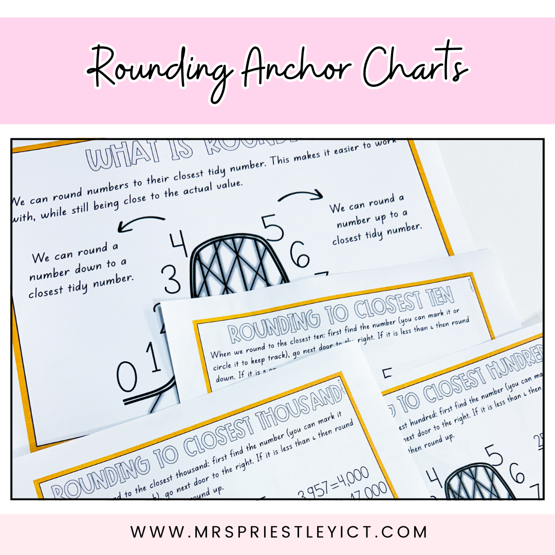 Rounding Anchor Charts – Mrs Priestley ICT