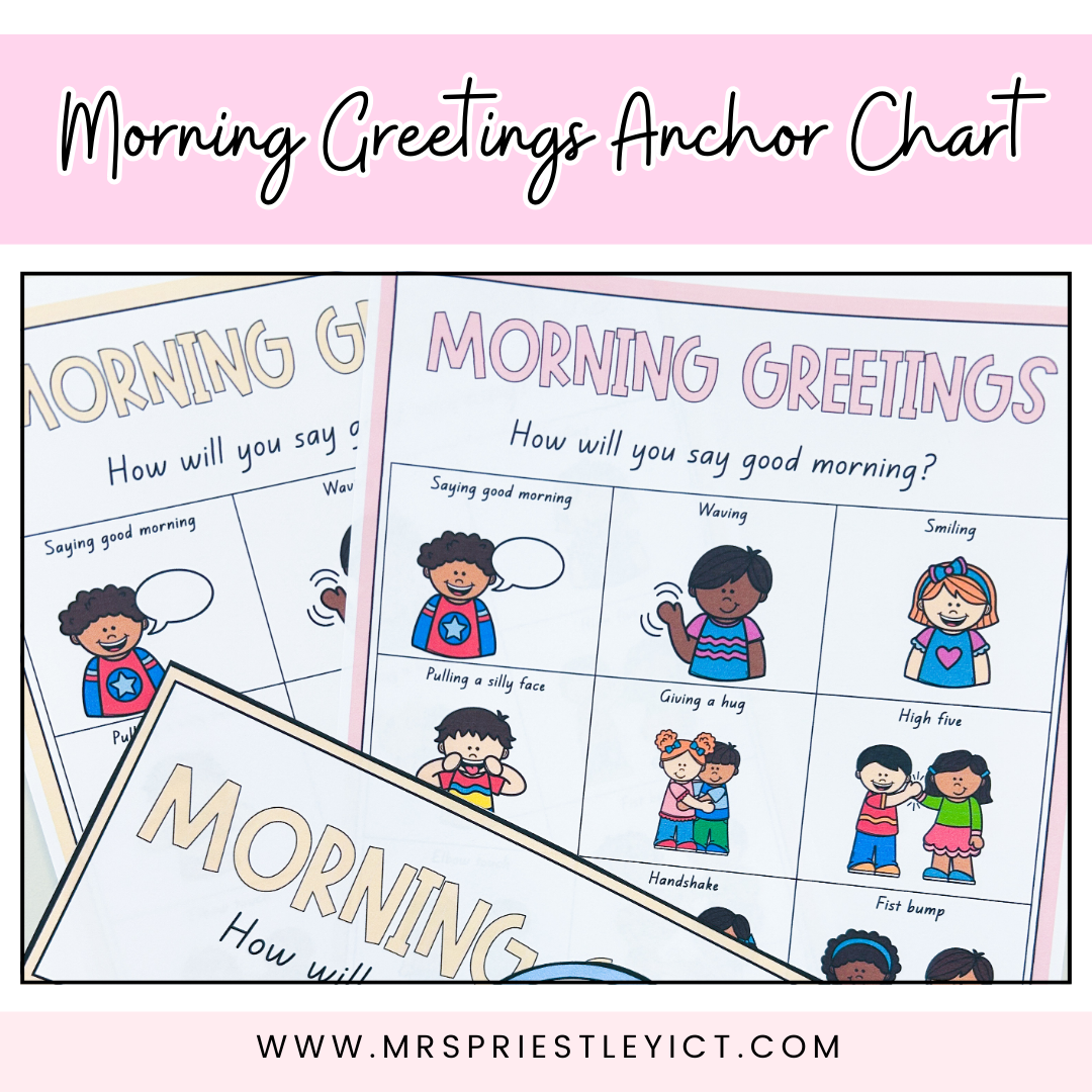 Morning Greetings Anchor Chart