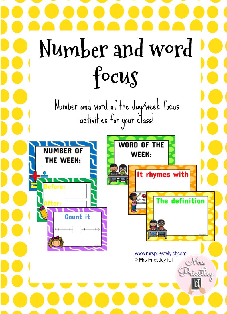 Number and word focus