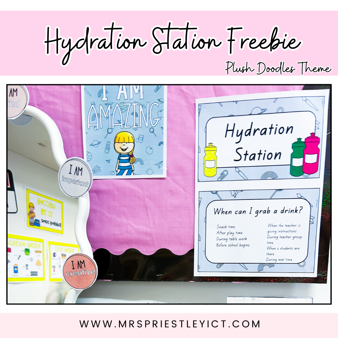 Hydration station freebie (plush doodles)