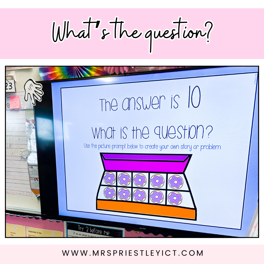 What is the question? Maths prompts