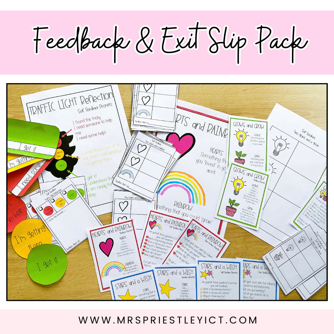 Feedback and Exit slip pack