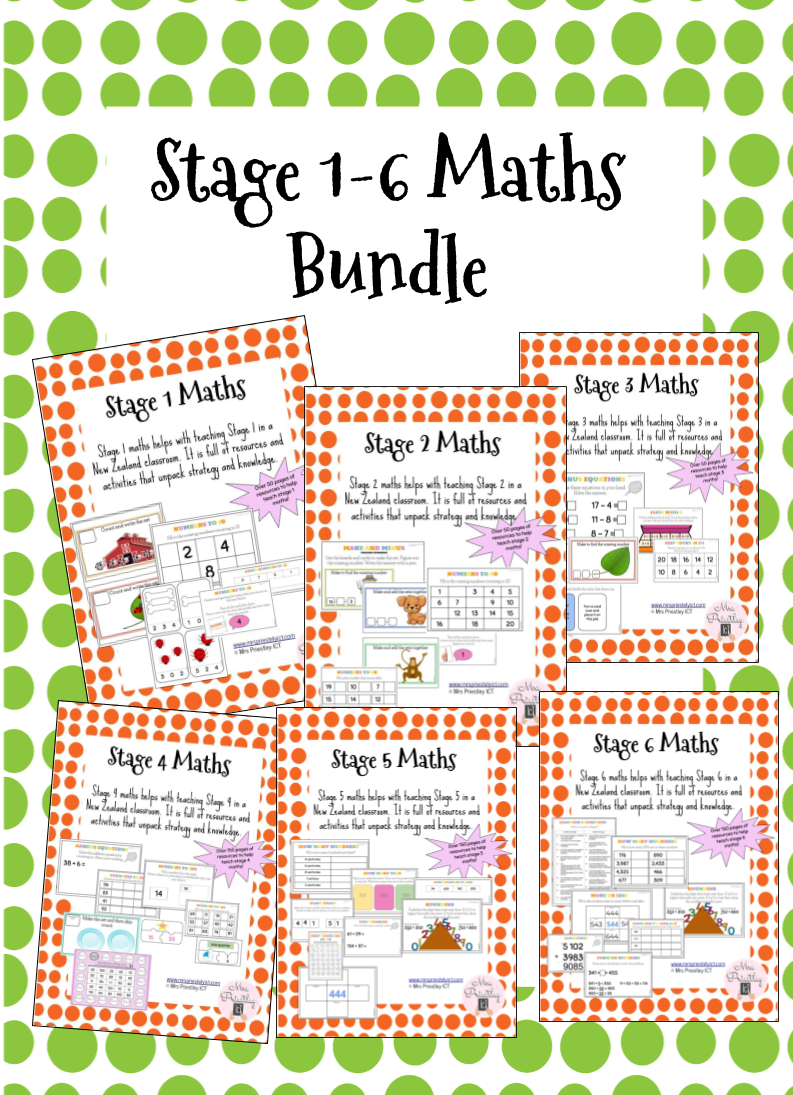 Stage 1-6 Maths Bundle