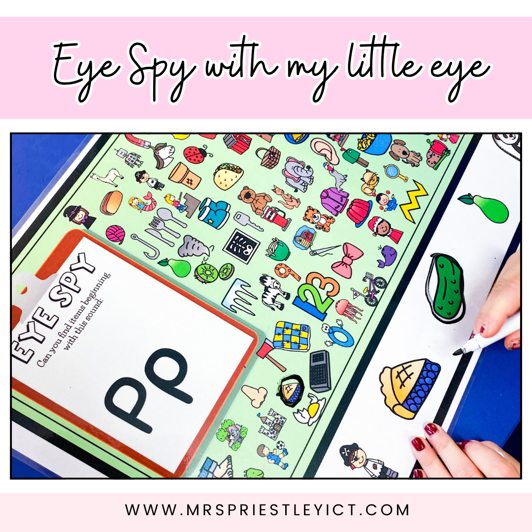 Eye Spy with my little eye - two versions