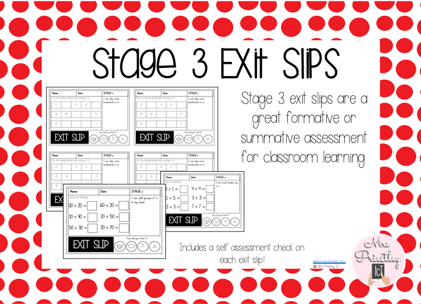 Stage 3 Exit Slips