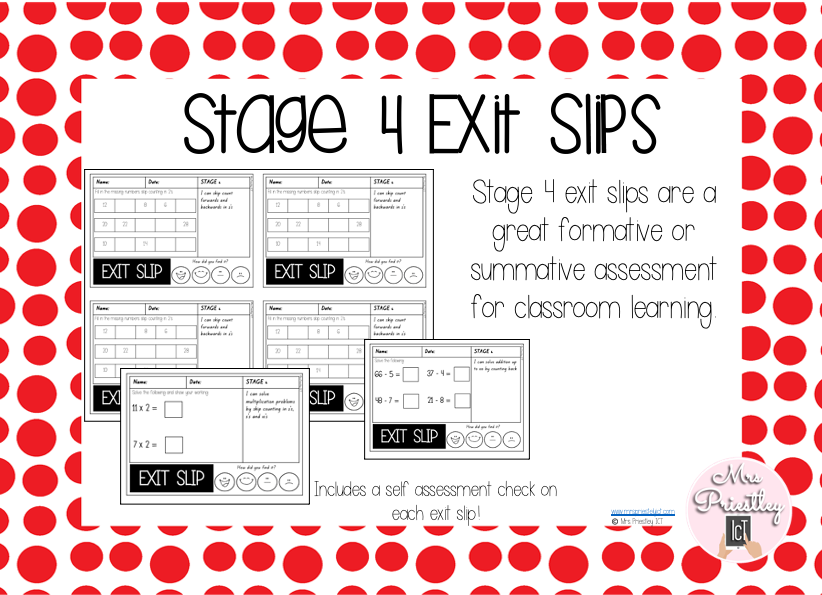 Stage 4 Exit Slips