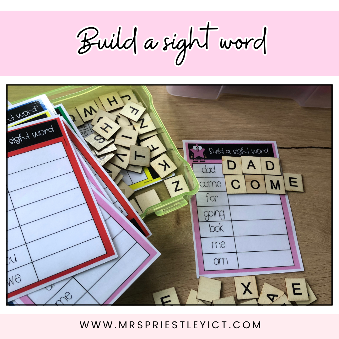 Build a sight word