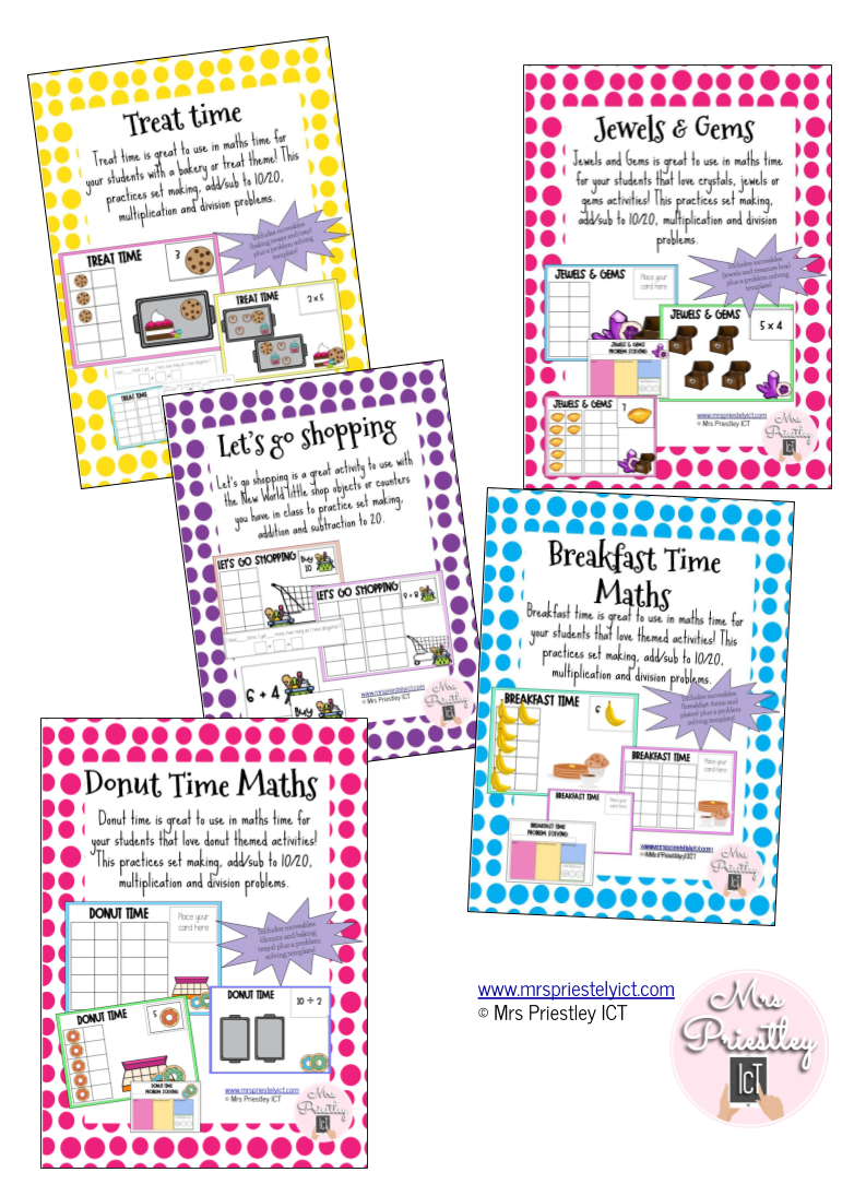 Maths Themed Bundle activities