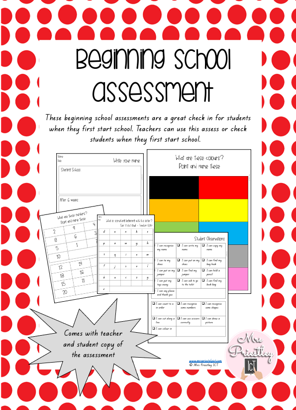 Beginning School Assessments and Observations