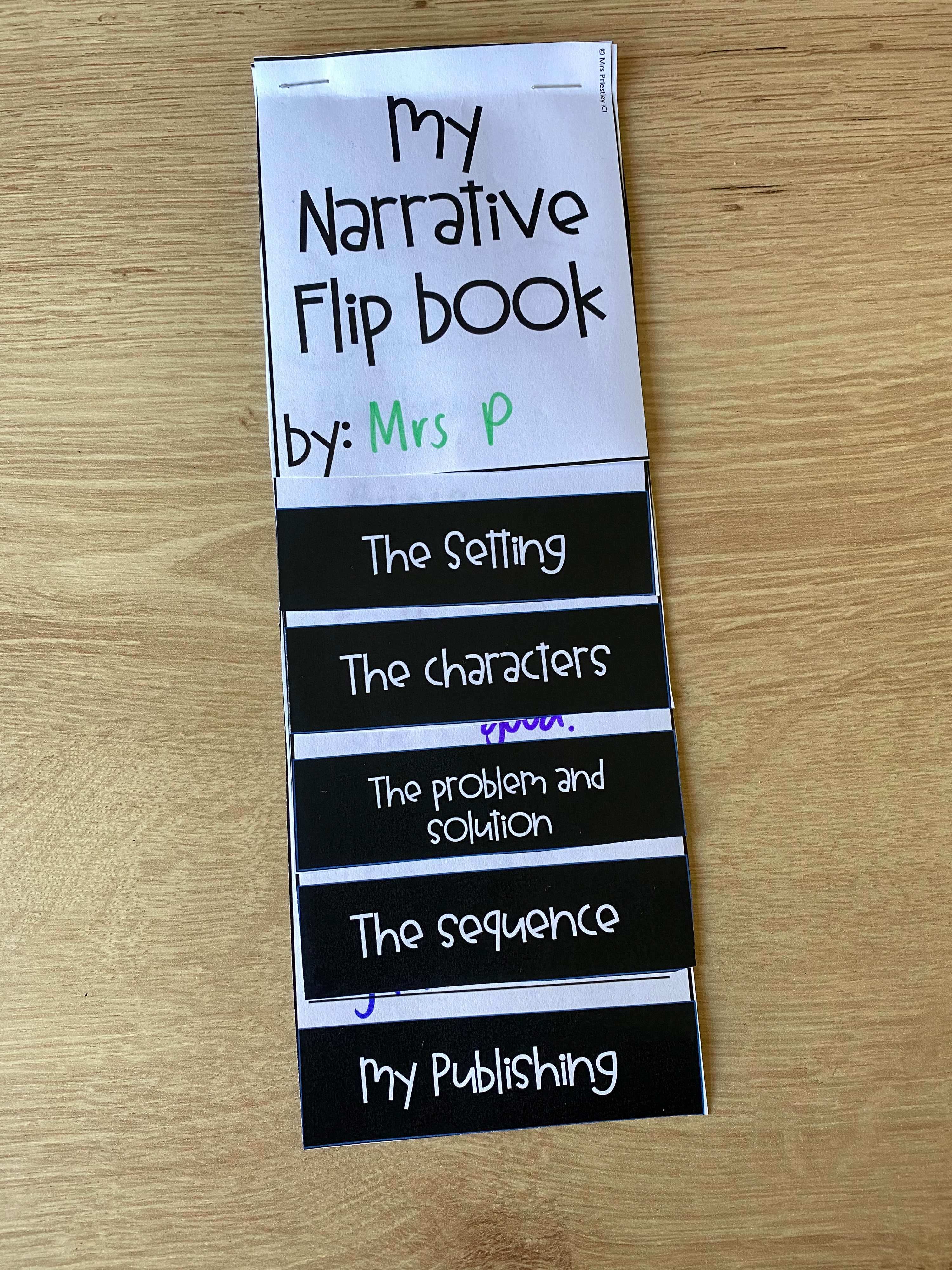 My Narrative Flip Book