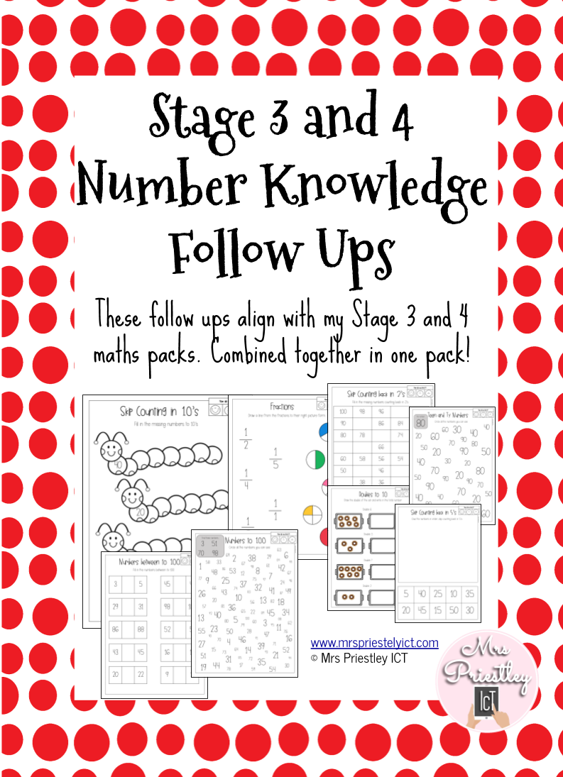 Stage 3 and 4 Number Knowledge Follow Ups