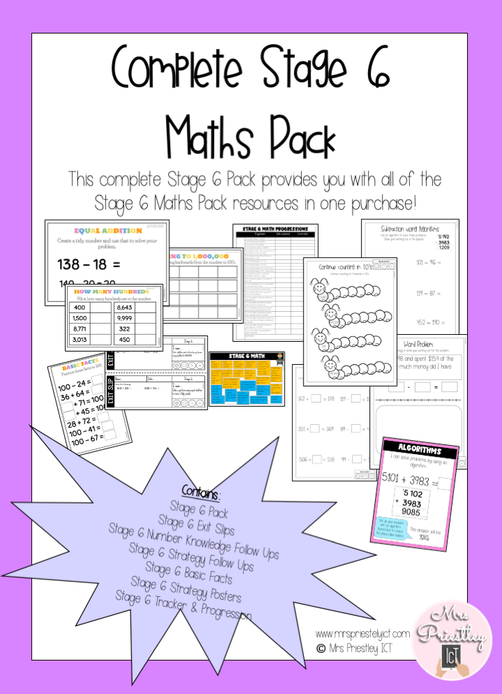 Complete Maths Stage 6 Pack Bundle