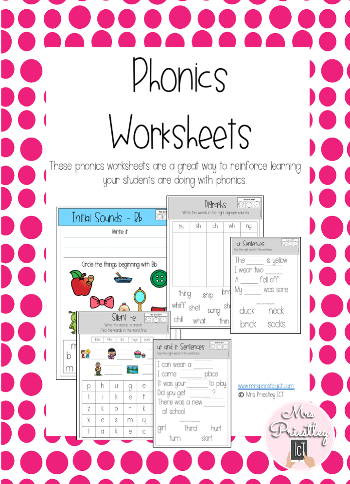 Phonics Activity Worksheets