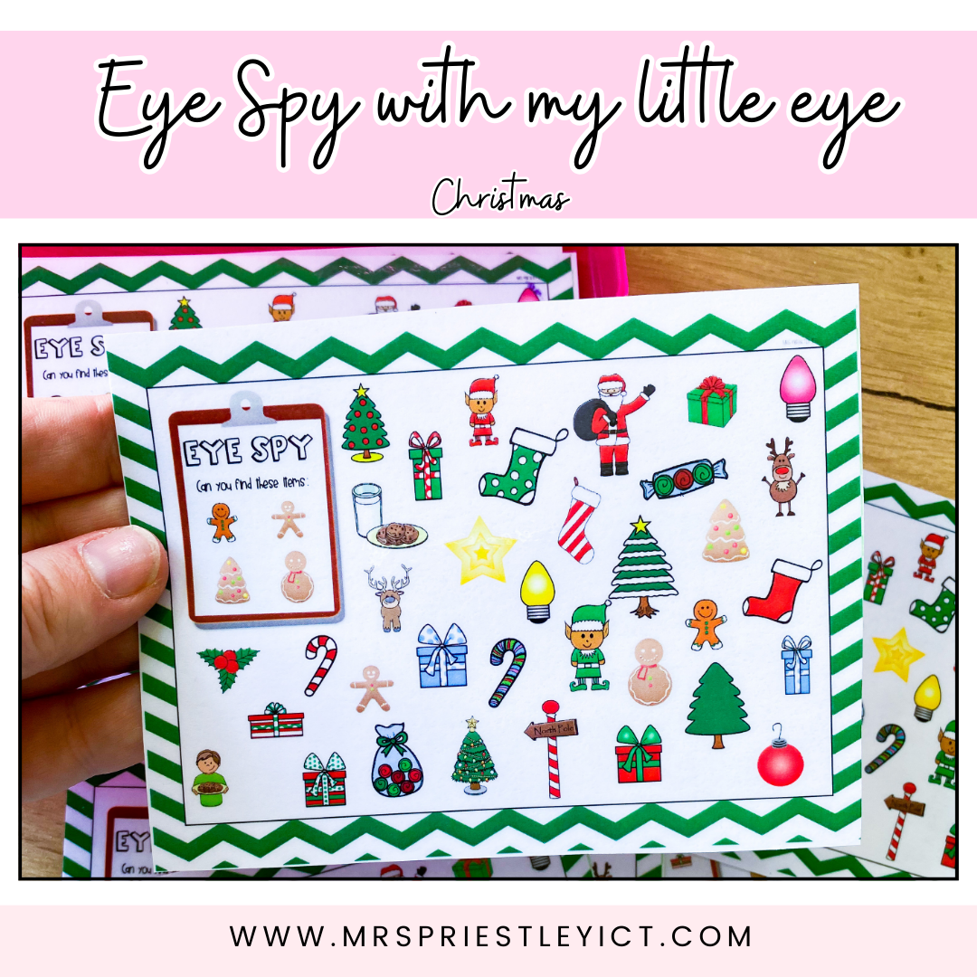 Eye Spy with my little eye - Christmas