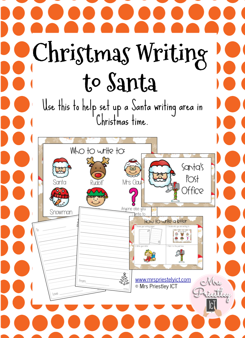 Christmas writing to Santa