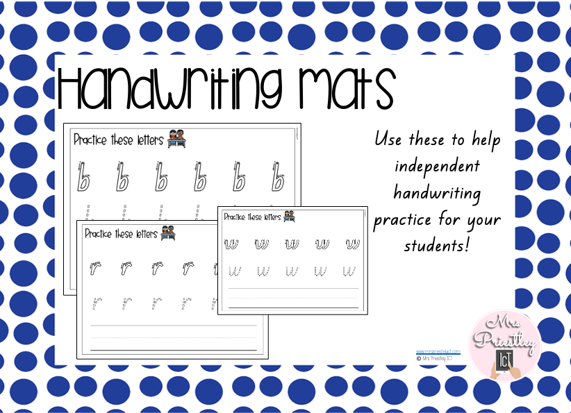 Handwriting Practice Mats