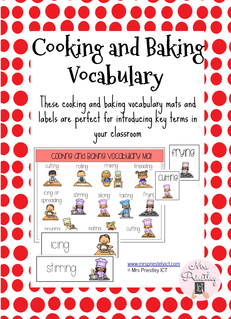 Cooking and Baking Vocabulary