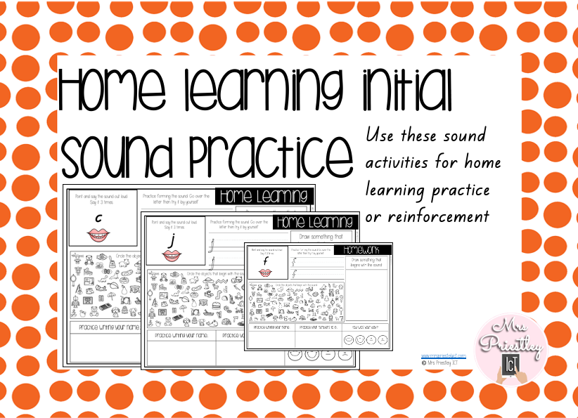 Home Learning Initial Sounds practice