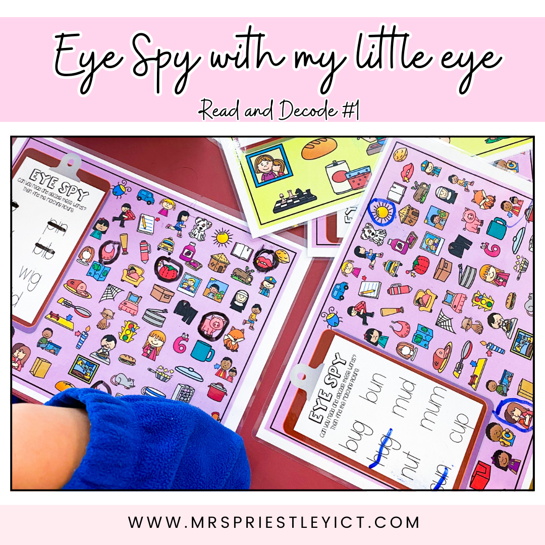 Eye spy with my little eye - CVC read and decode