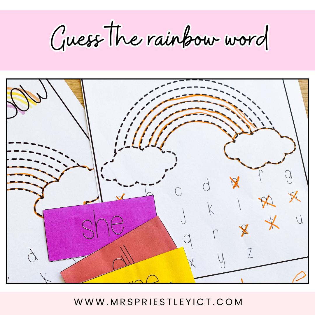 Guess the rainbow word