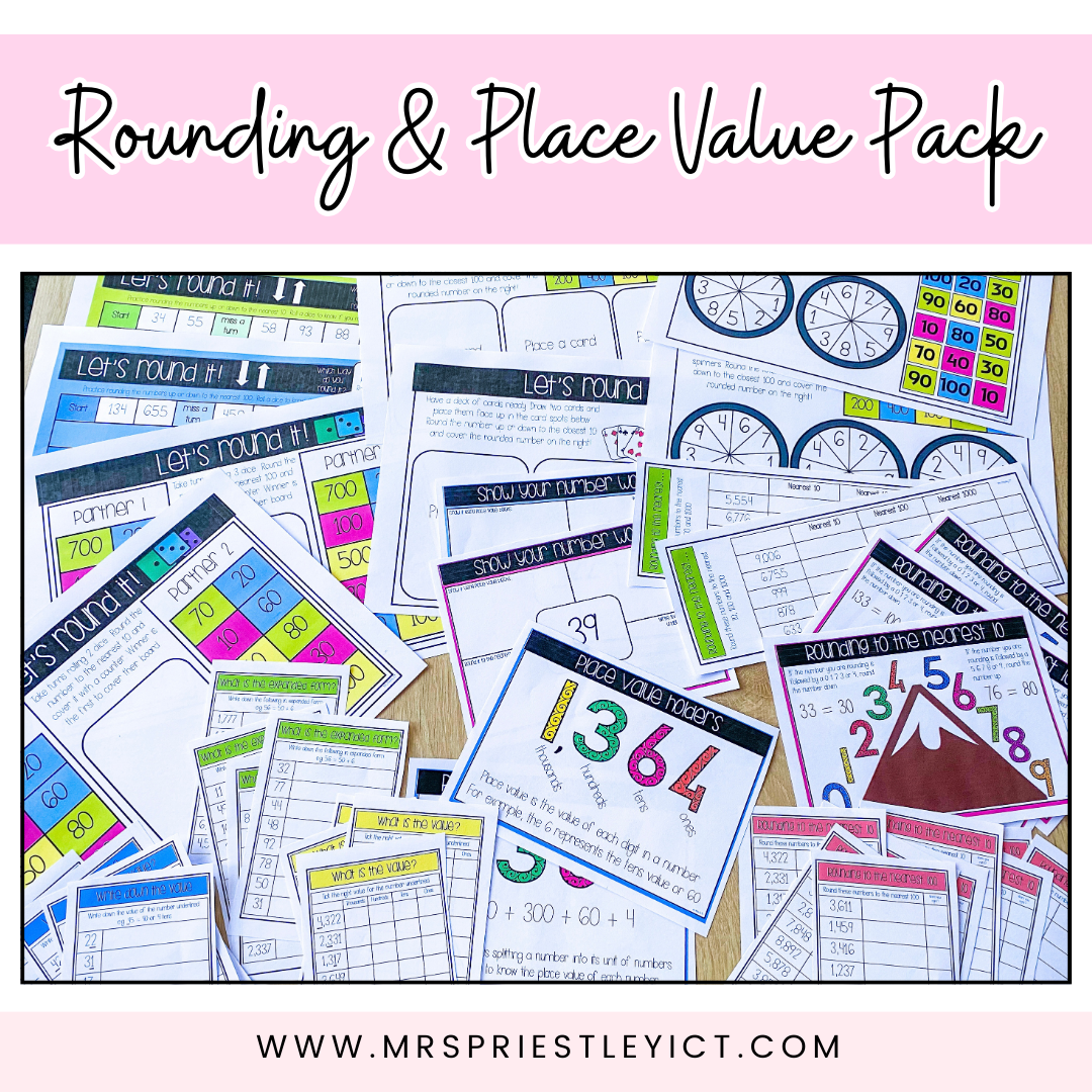 Rounding and Place Value Pack