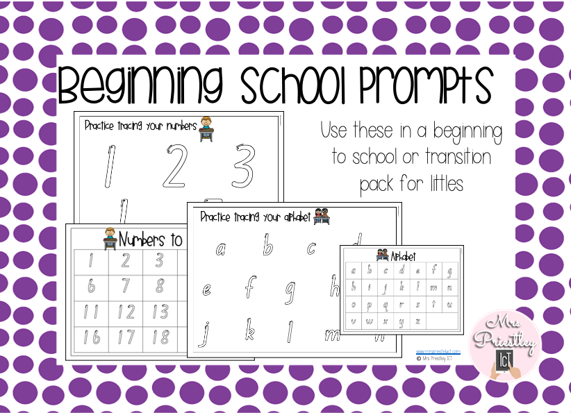 Beginning School Prompts