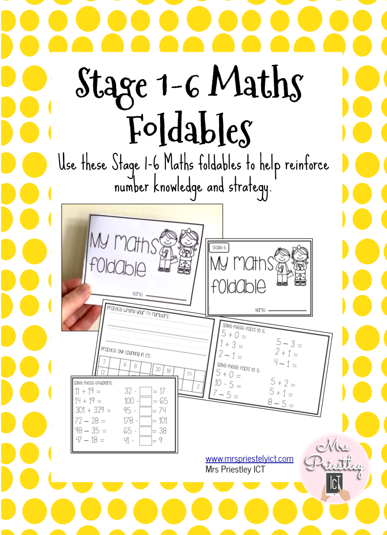 Stage 1-6 Maths Foldables