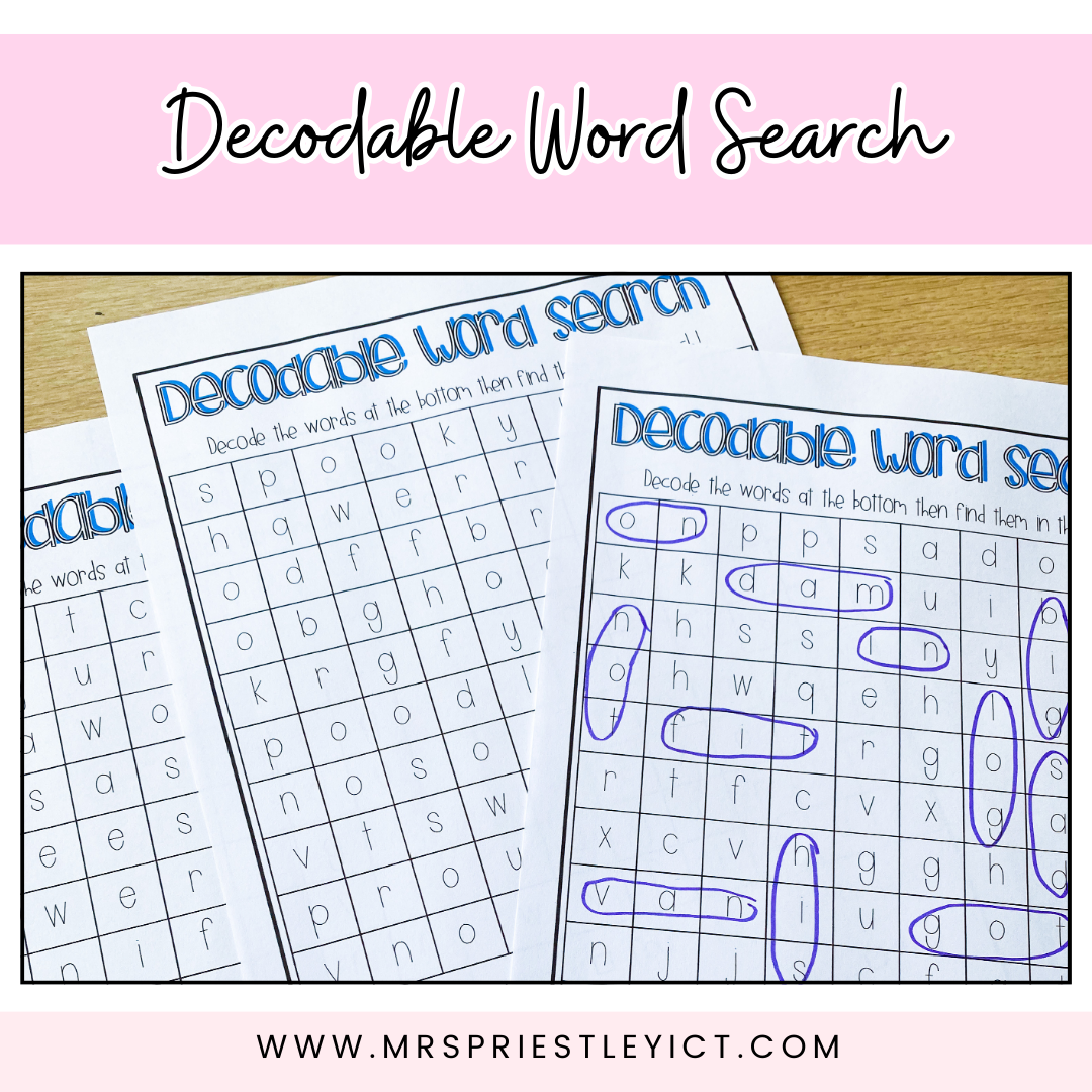 Decodable Word Search