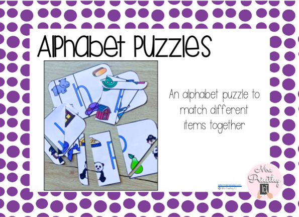 Alphabet puzzles