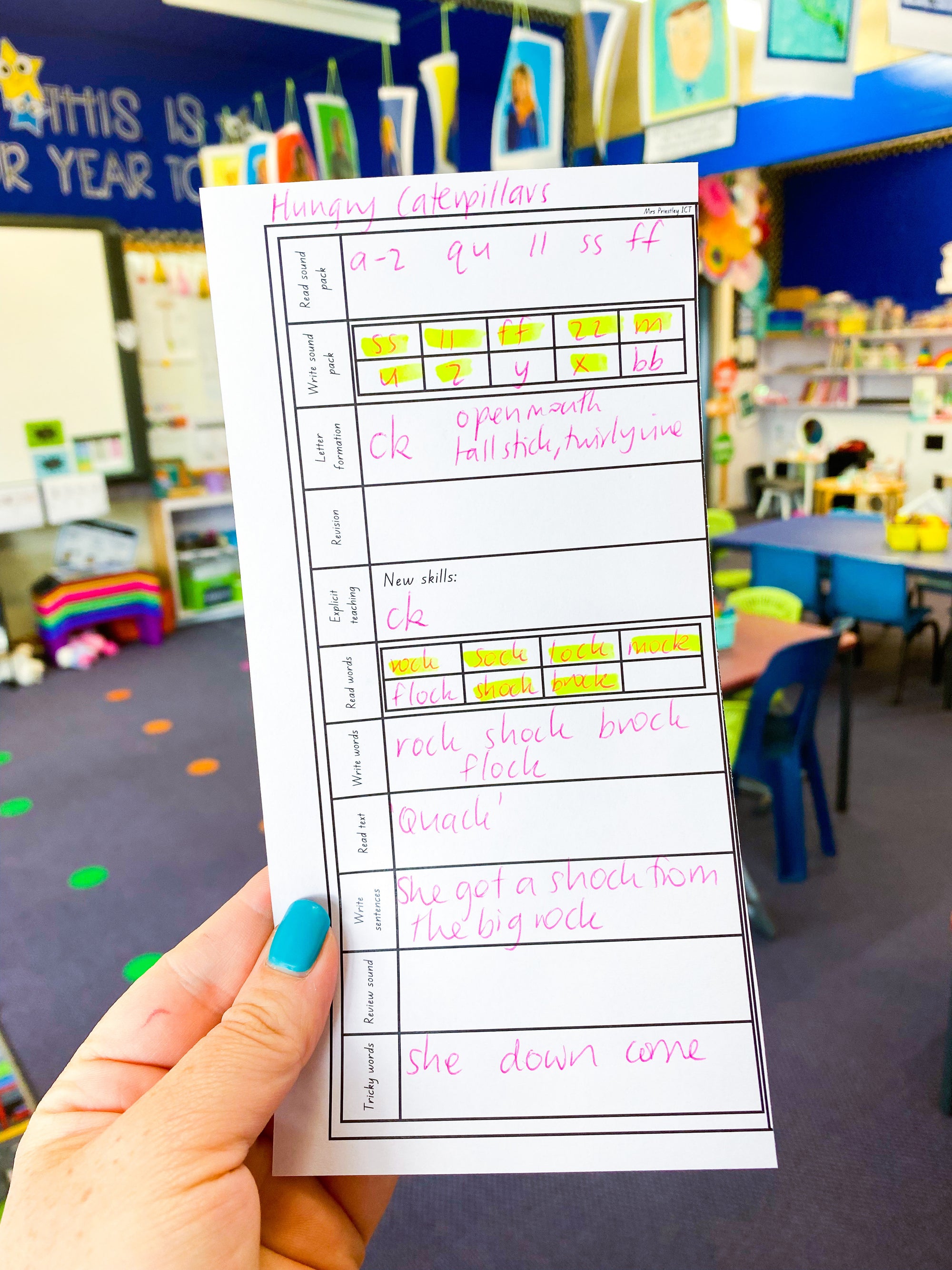 Structured Literacy Teaching Slips