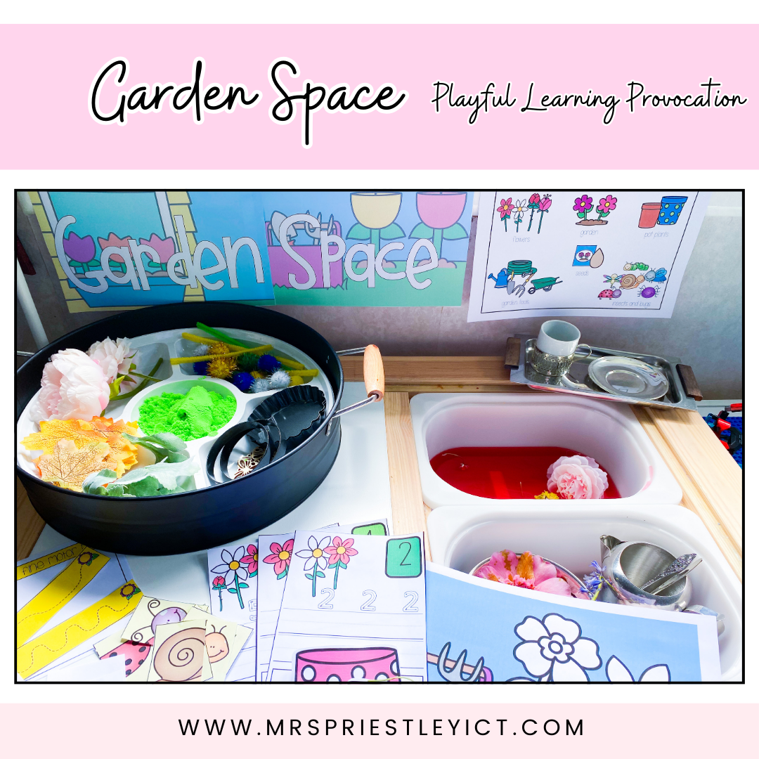 Garden Space - playful learning provocation