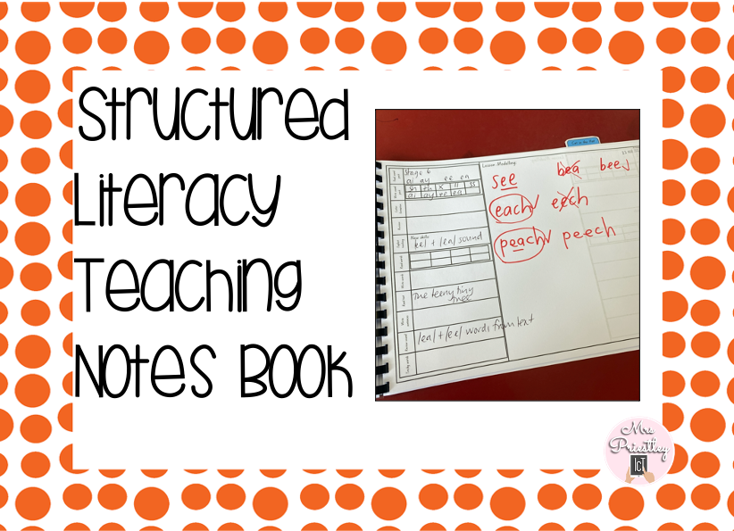 Structured Literacy Teaching Notes Book