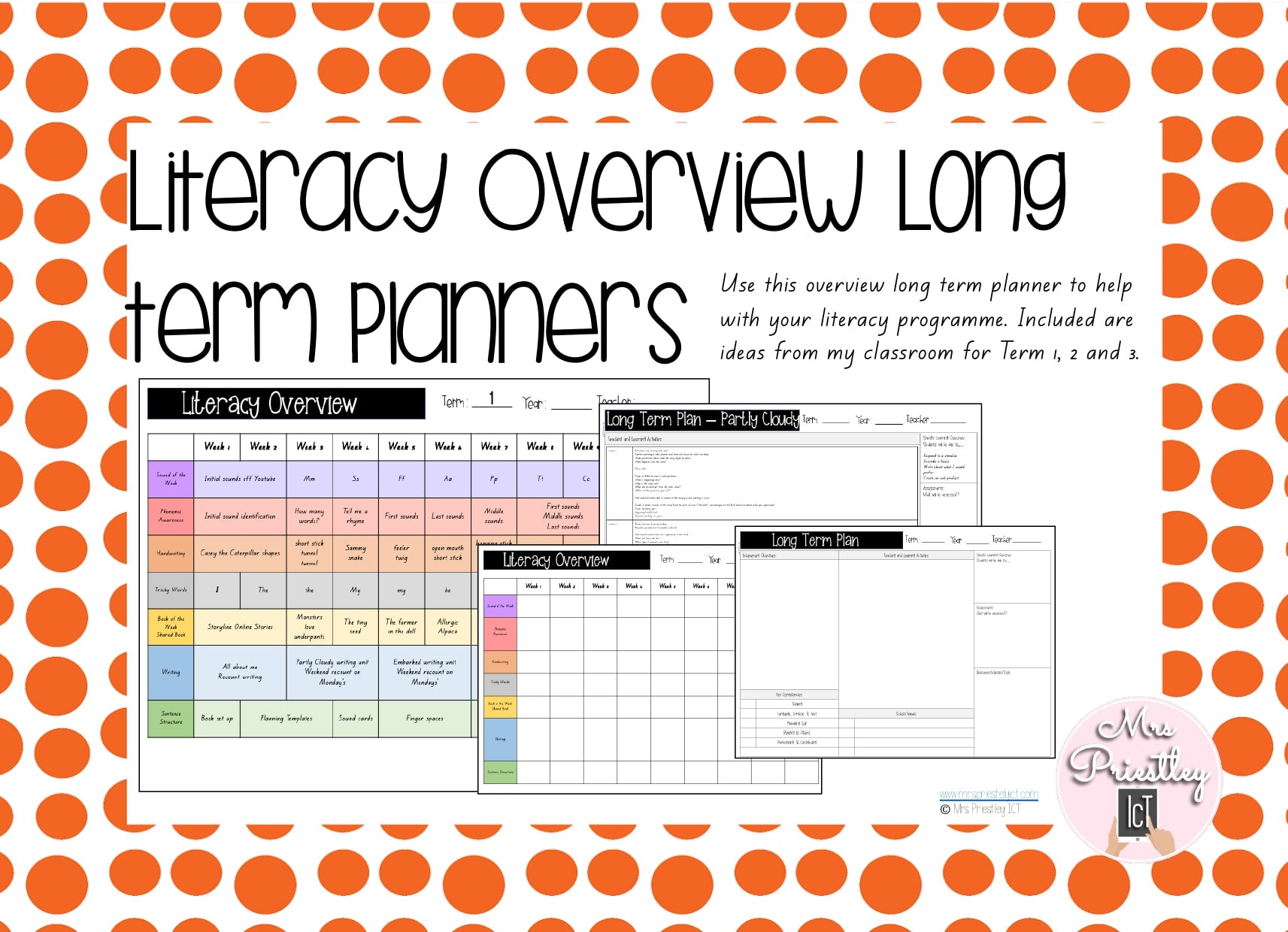 Literacy Overview Long Term Planners