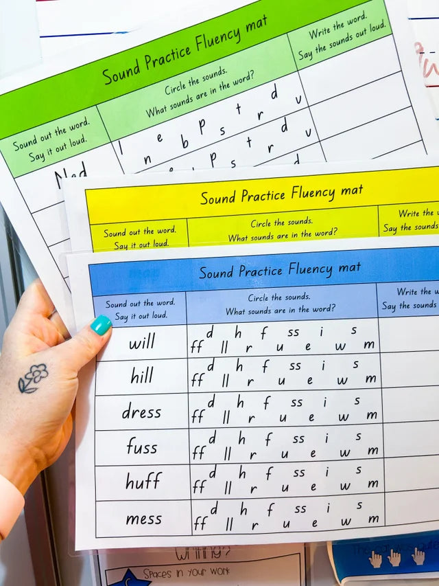 Sound Practice Fluency Mats