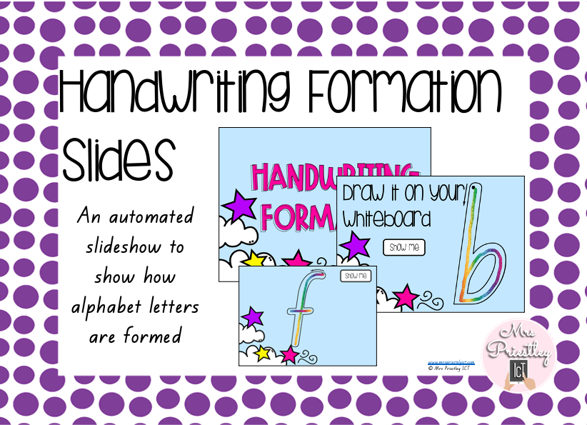 Handwriting Formation Slides