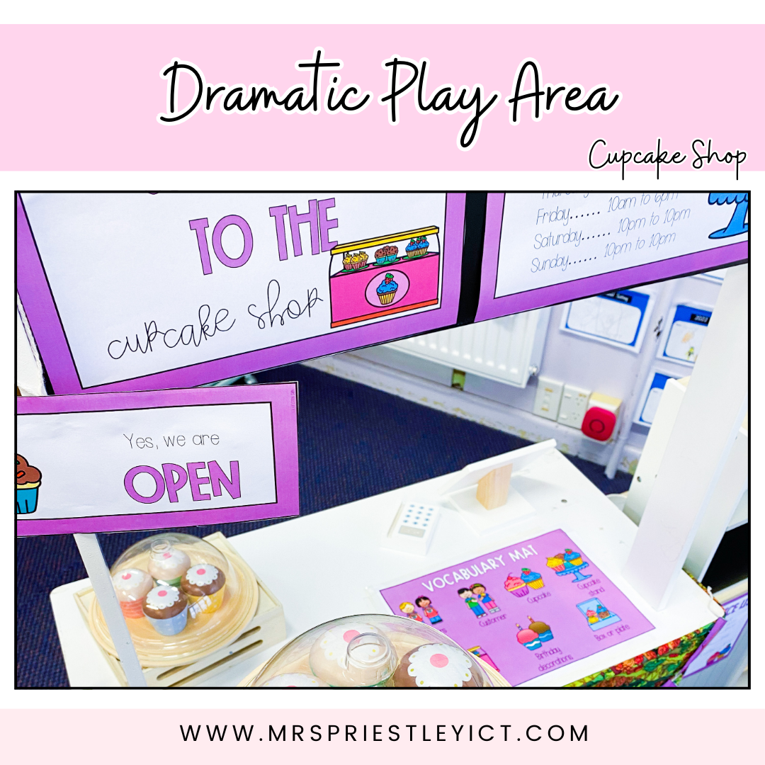 Dramatic Play Area - Cupcake Shop