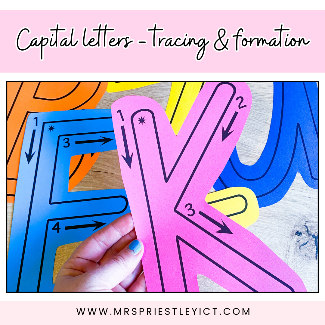 Alphabet Capital letters - tracing and formation