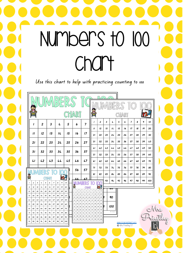 Numbers to 100 chart