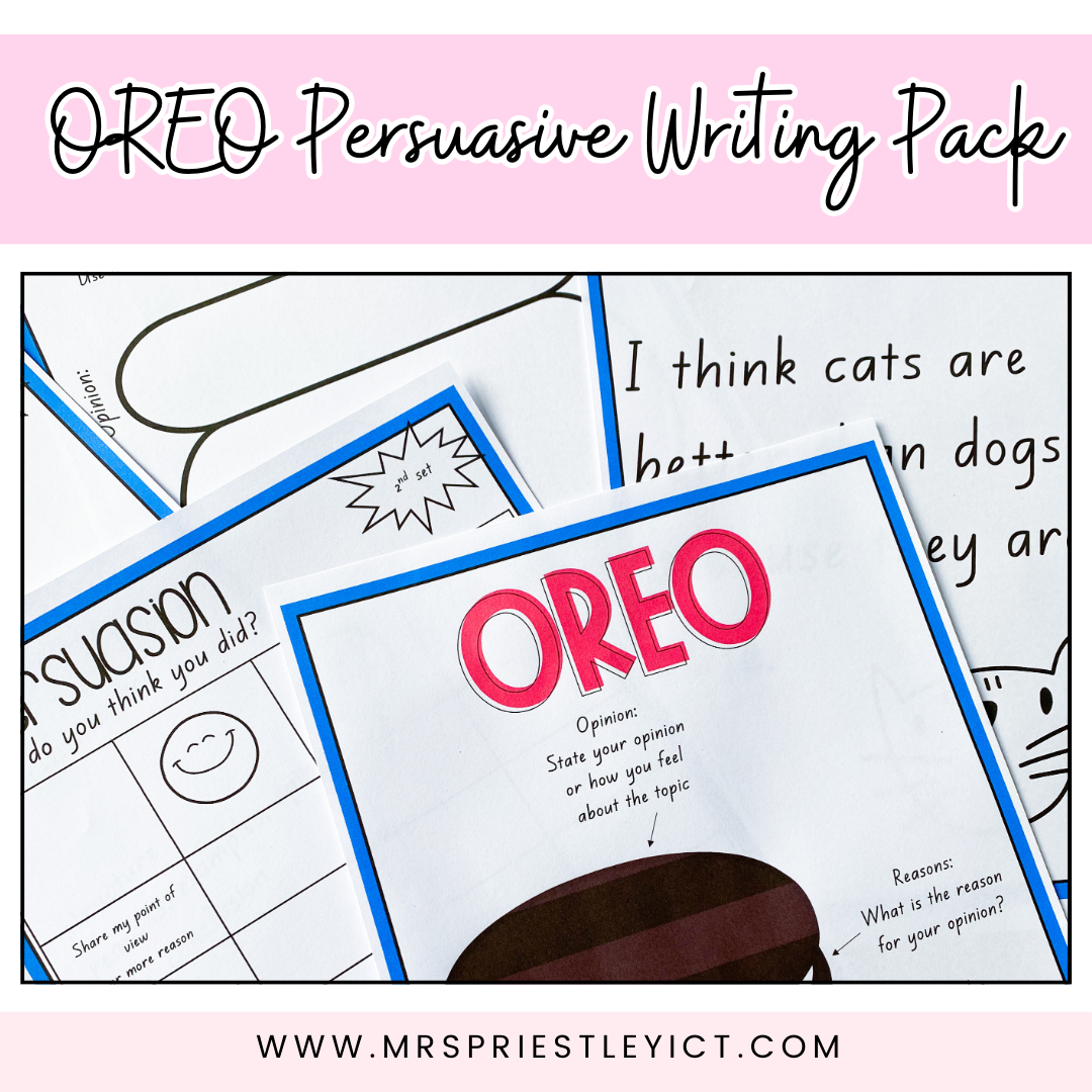 OREO Persuasive Writing Pack