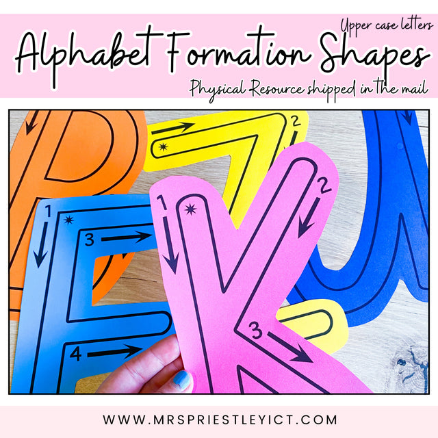 Alphabet Capital letters - tracing and formation