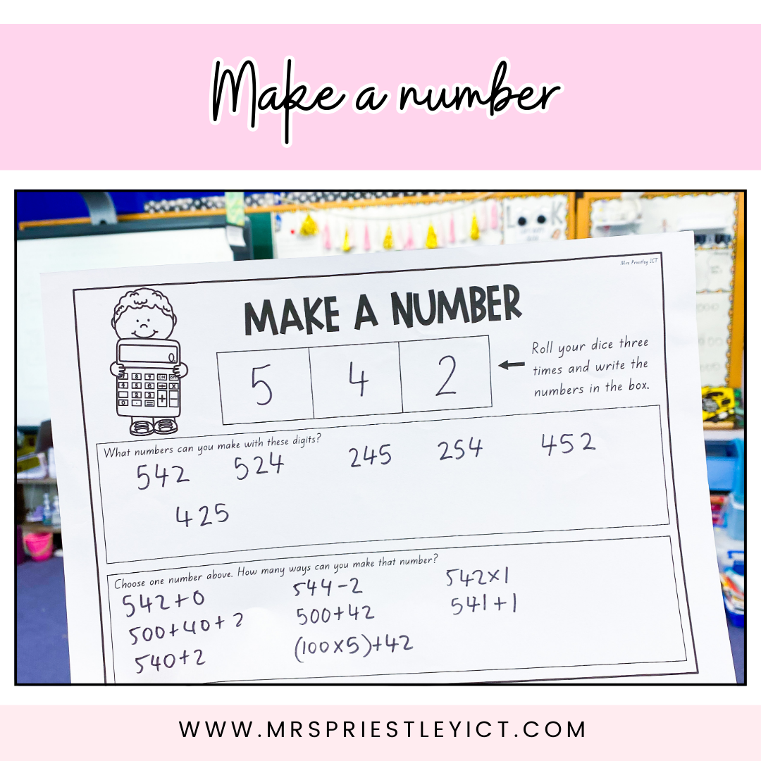 Make a number