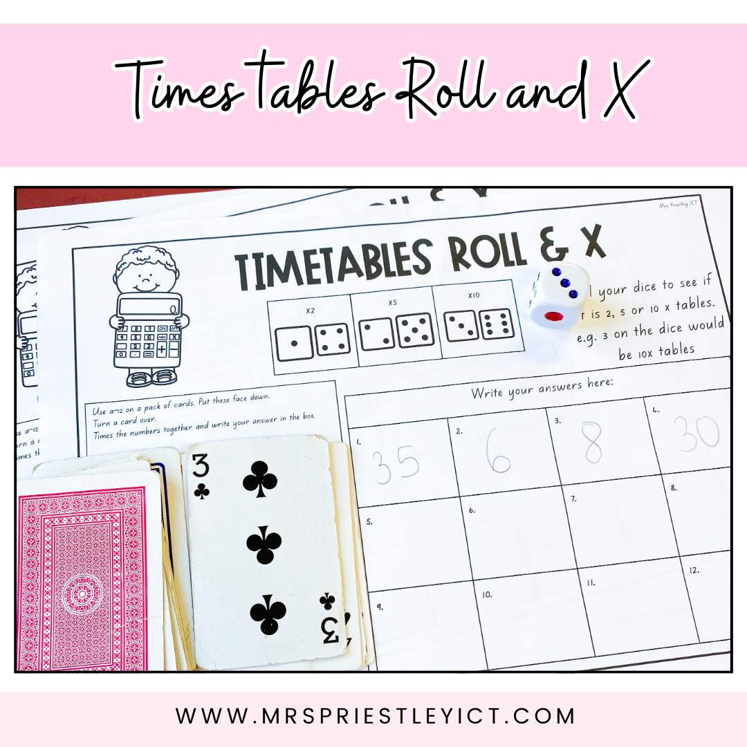 Timestables Roll and Times