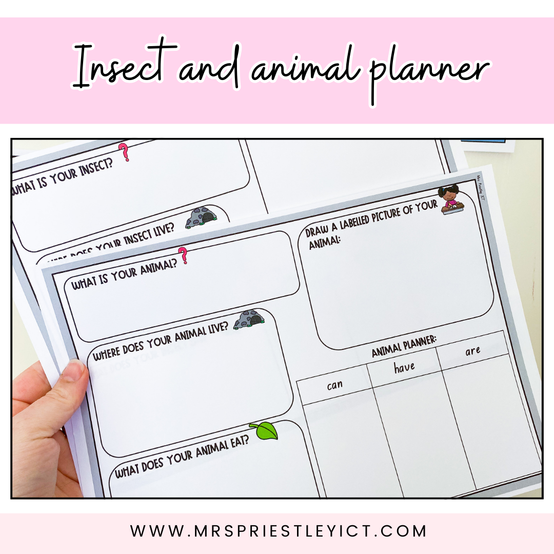 Insect and animal planner