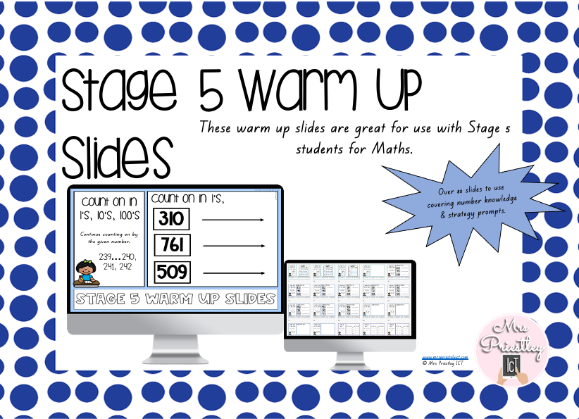 Stage 5 Warm Up Slides