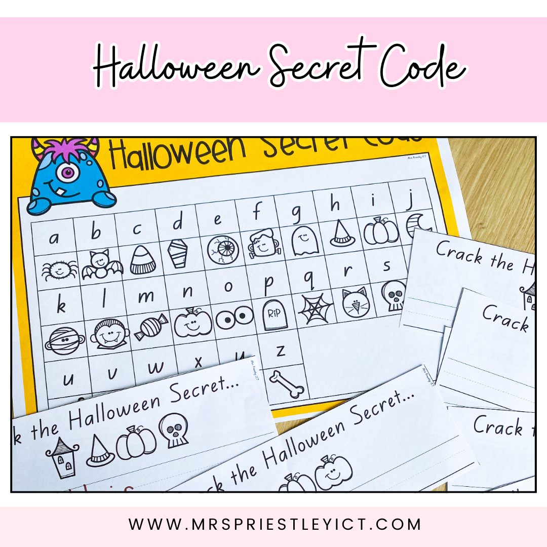 Keycode Mrs. P Halloween Secret Code – Mrs Priestley ICT
