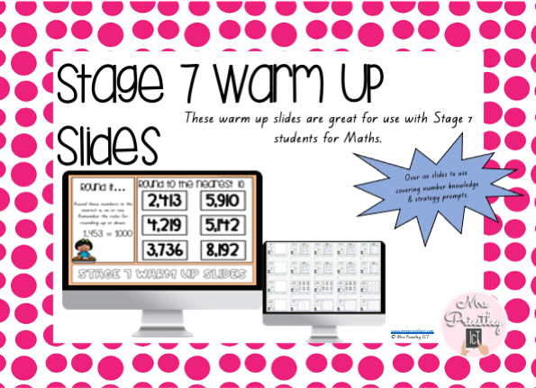 Stage 7 Warm Up Slides