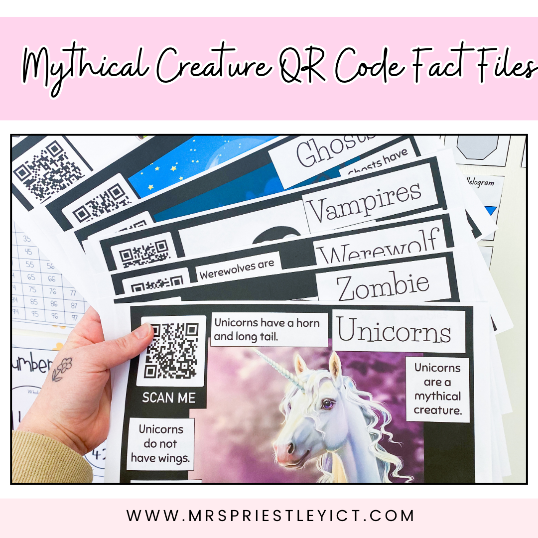 Mythical Creature QR Fact Files